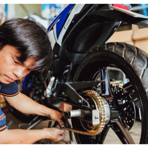 Motor cycle repair